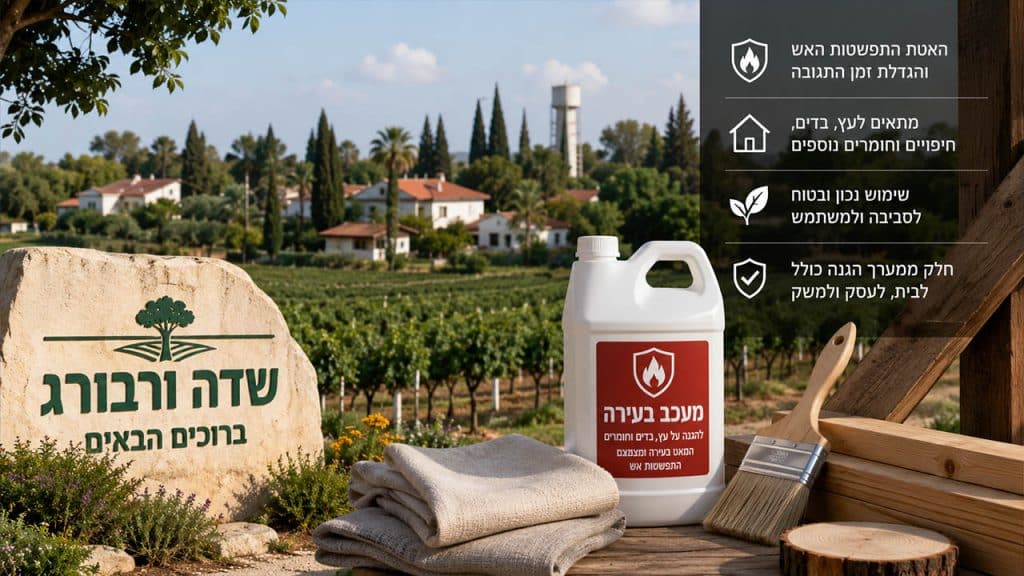שדה ורבורג - הגנת אש בחקלאות